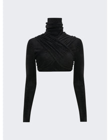 Alaïa | Women | Draped Blouse | Black