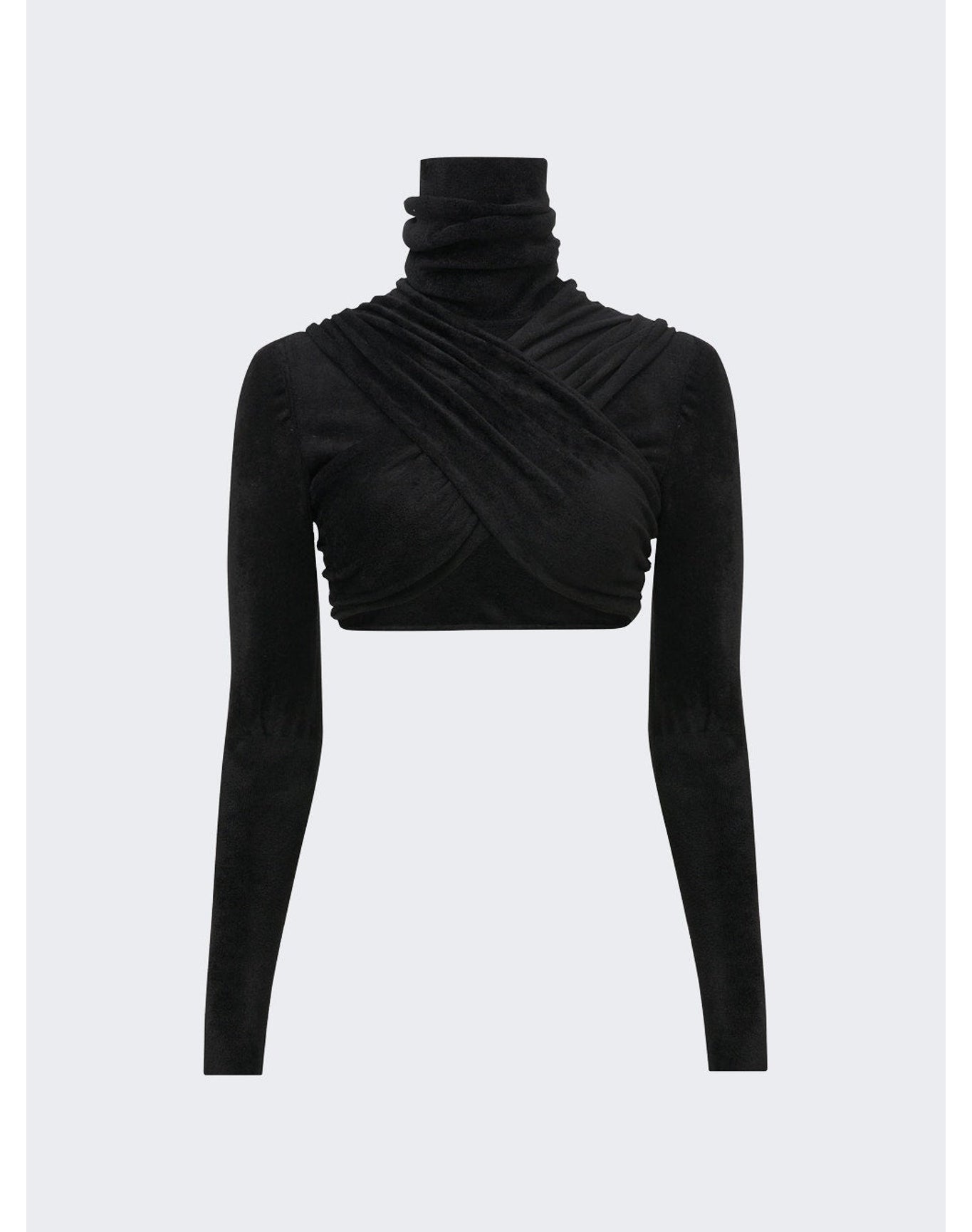 Alaïa | Women | Draped Blouse | Black