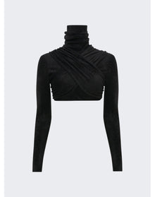 Alaïa | Women | Draped Blouse | Black