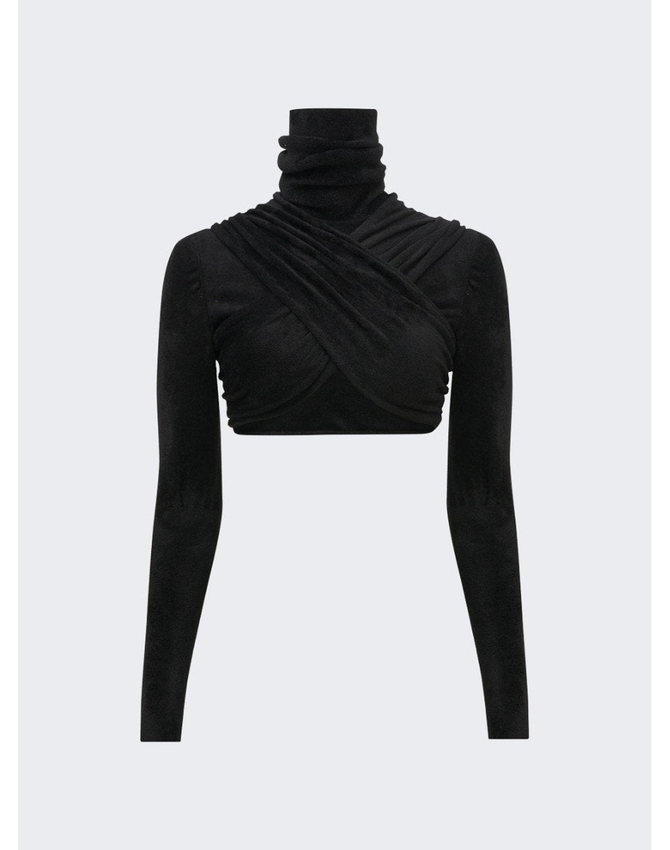 Alaïa | Women | Draped Blouse | Black