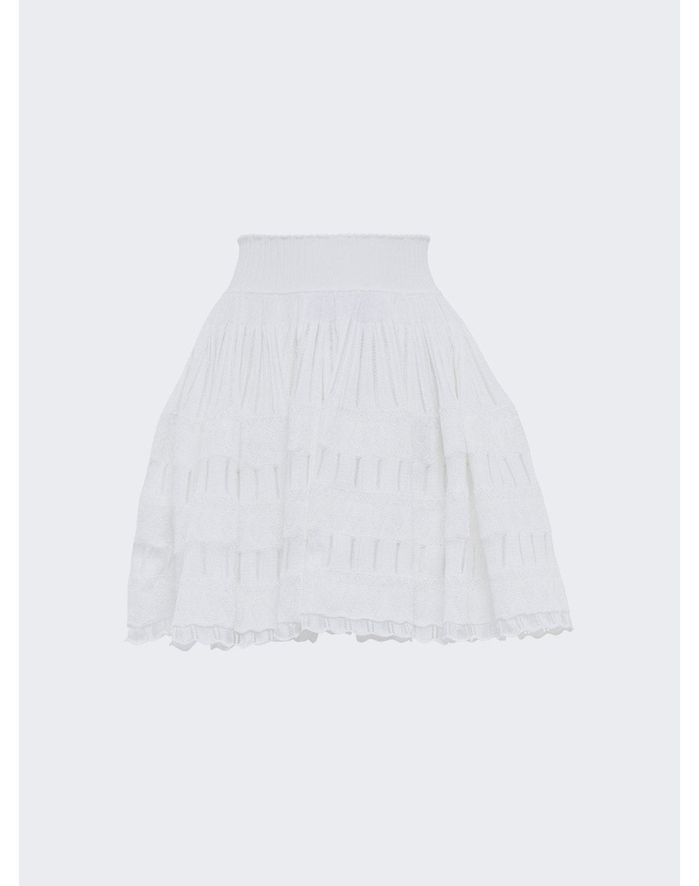 Alaïa | Women | Fluid Mini Skirt | Optic White