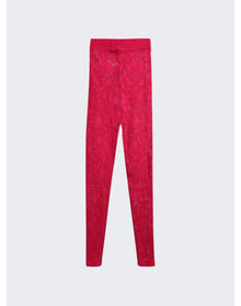 Alaïa | Women | Lace Leggings | Fuchsia