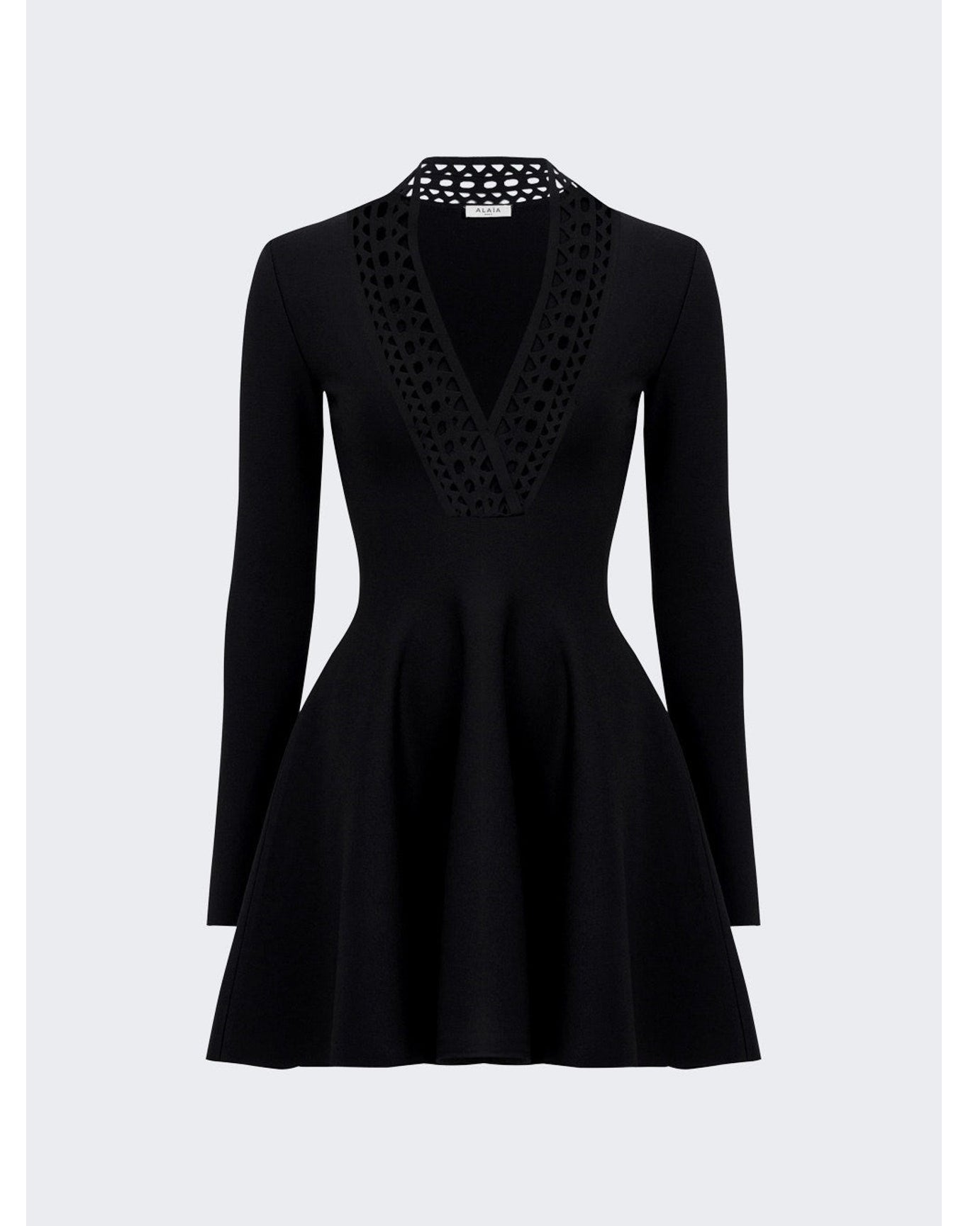 Alaïa | Women | Vienne Skater Mini Dress | Black