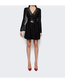 Alaïa | Women | Vienne Skater Mini Dress | Black