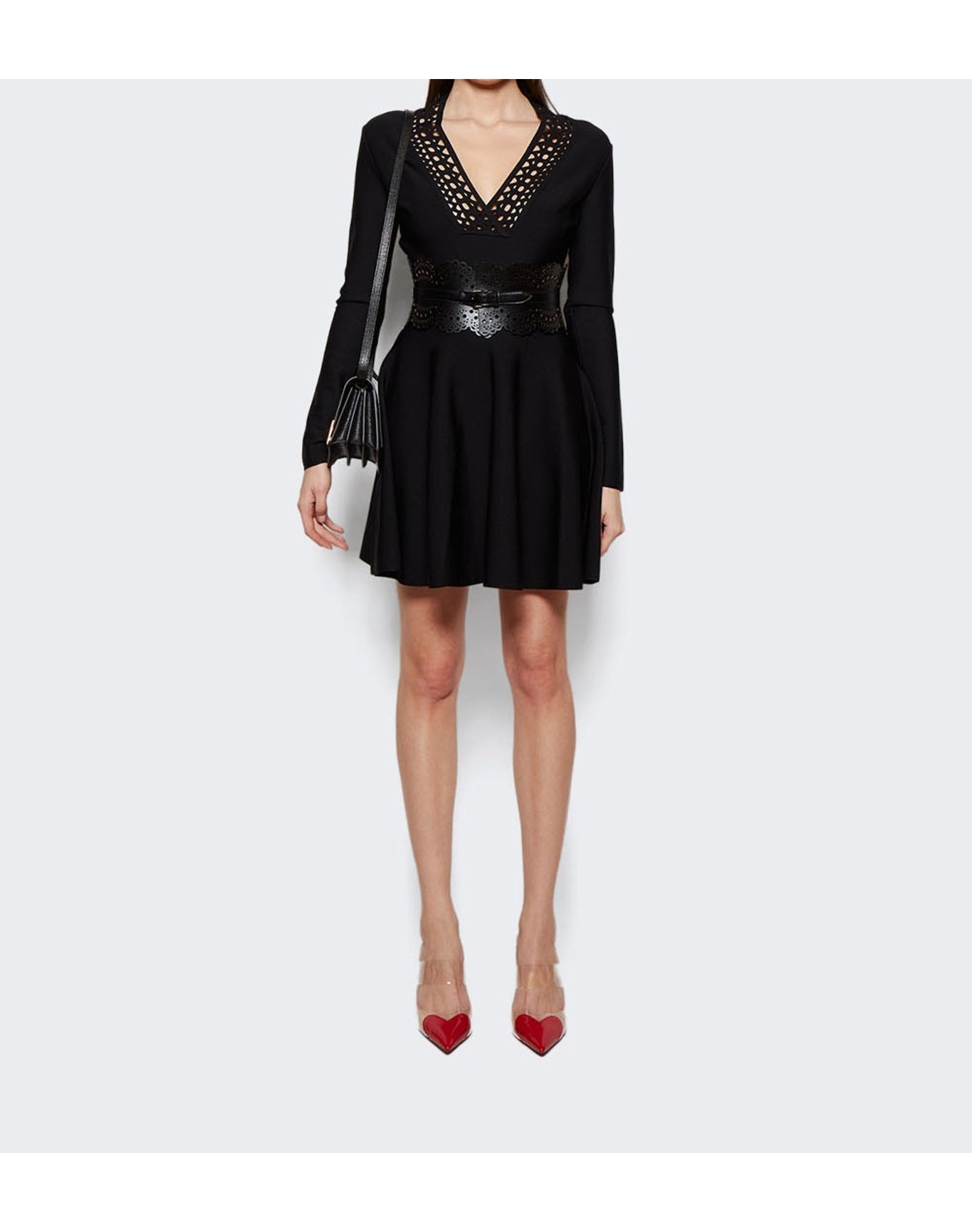 Alaïa | Women | Vienne Skater Mini Dress | Black