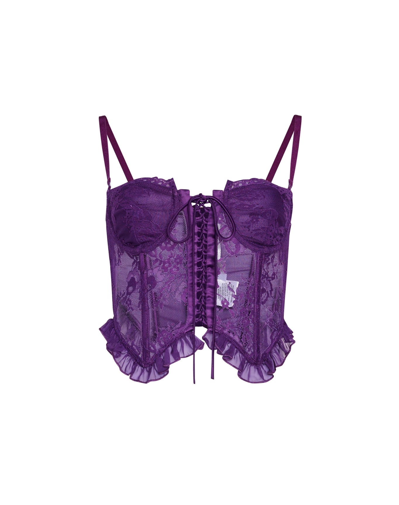 Aleia Ruffle Corset | Amethyst