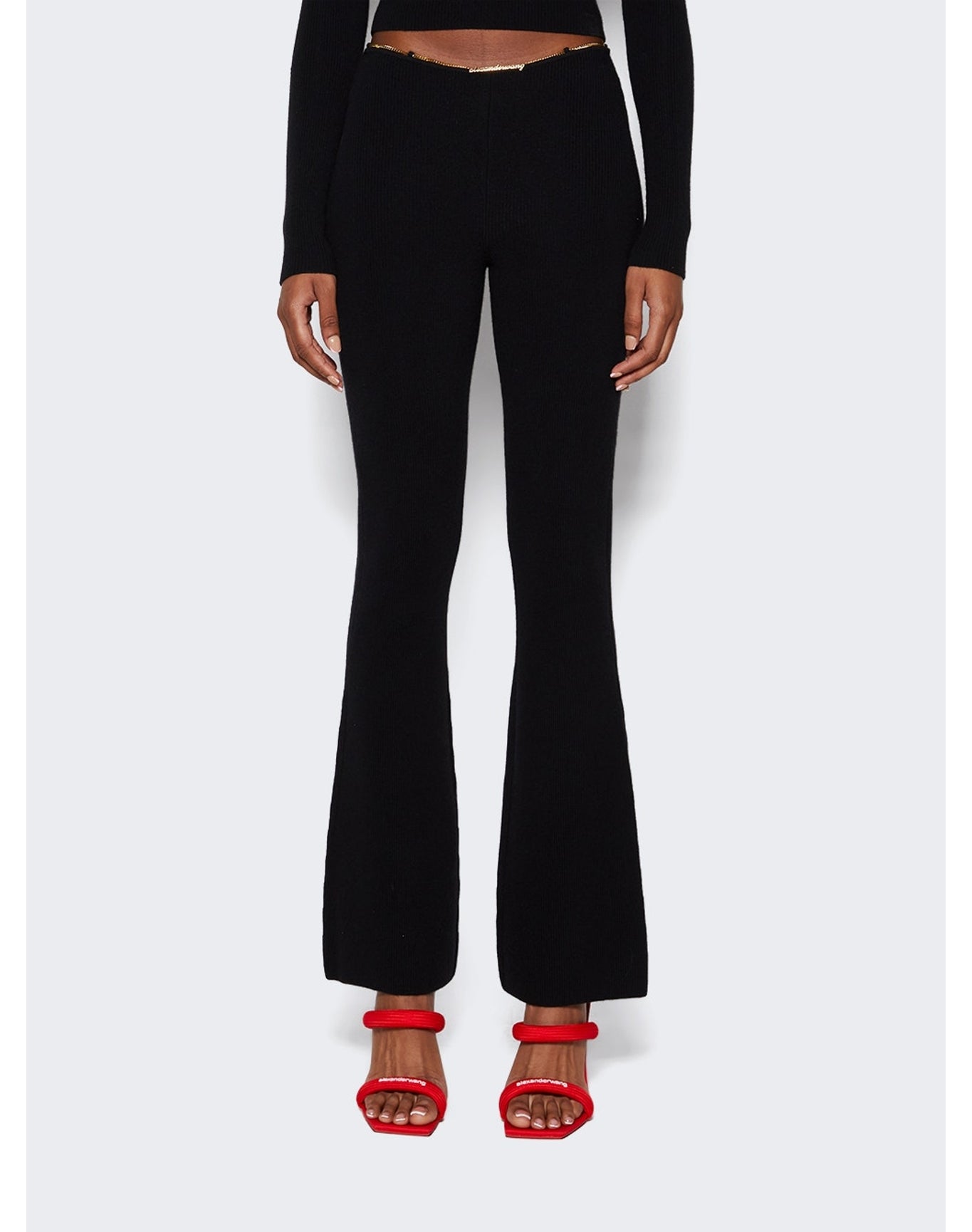 Alexander Wang | Women | Nameplate V Denim Jean | Black