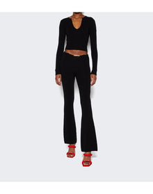 Alexander Wang | Women | Nameplate V Denim Jean | Black