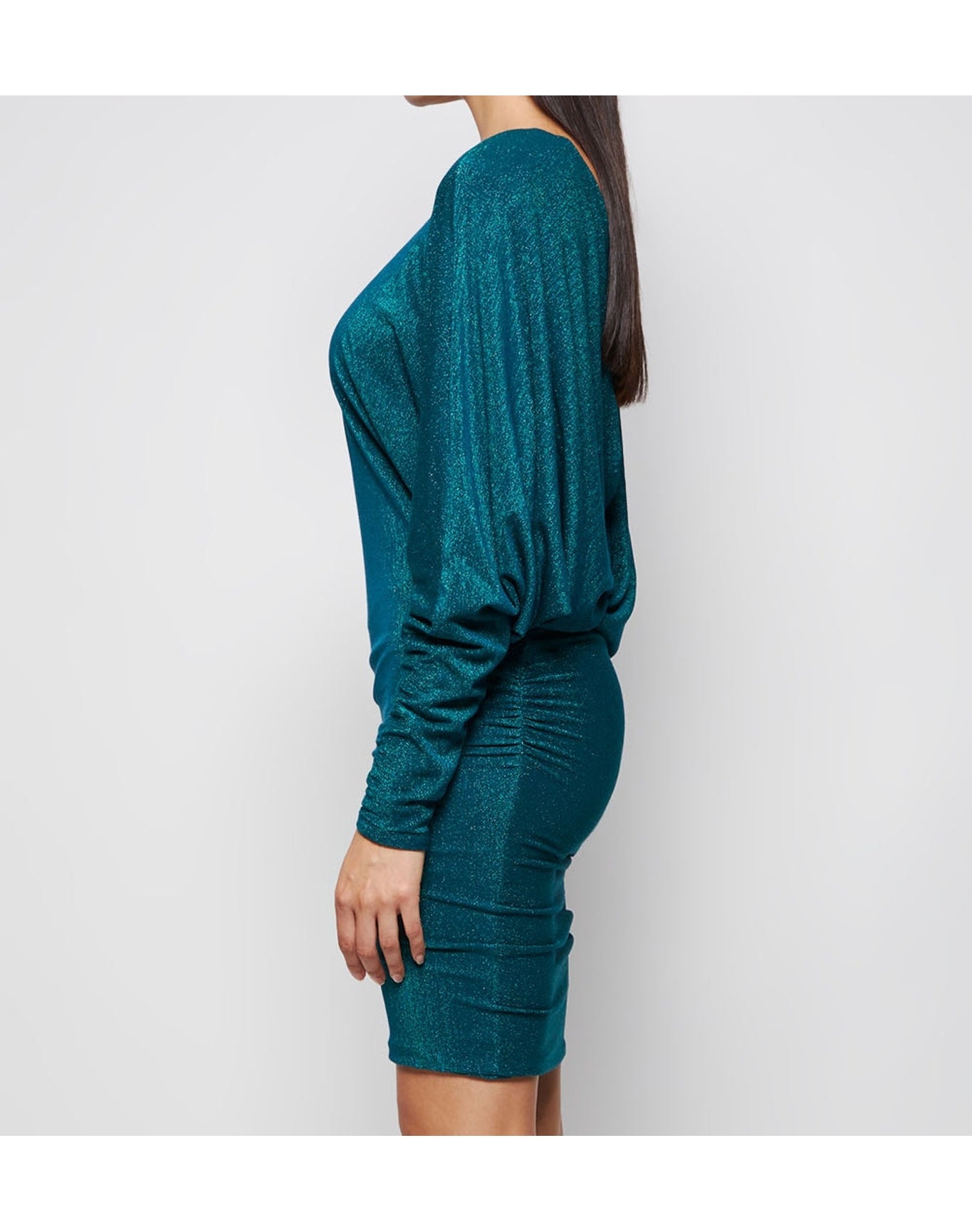 Alexandre Vauthier | Women | Draped Lurex Mini Dress | Green