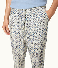Alfred Fiore Print Relaxed Fit Lounge Trousers | Cashew