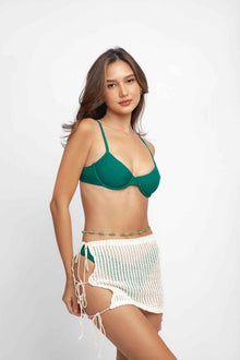Women | Amara Side Tie Mini Skirt | Sand