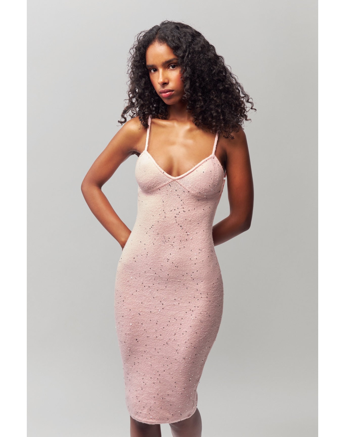 Amelia Sequin Knit Dress | Ballet Slipper