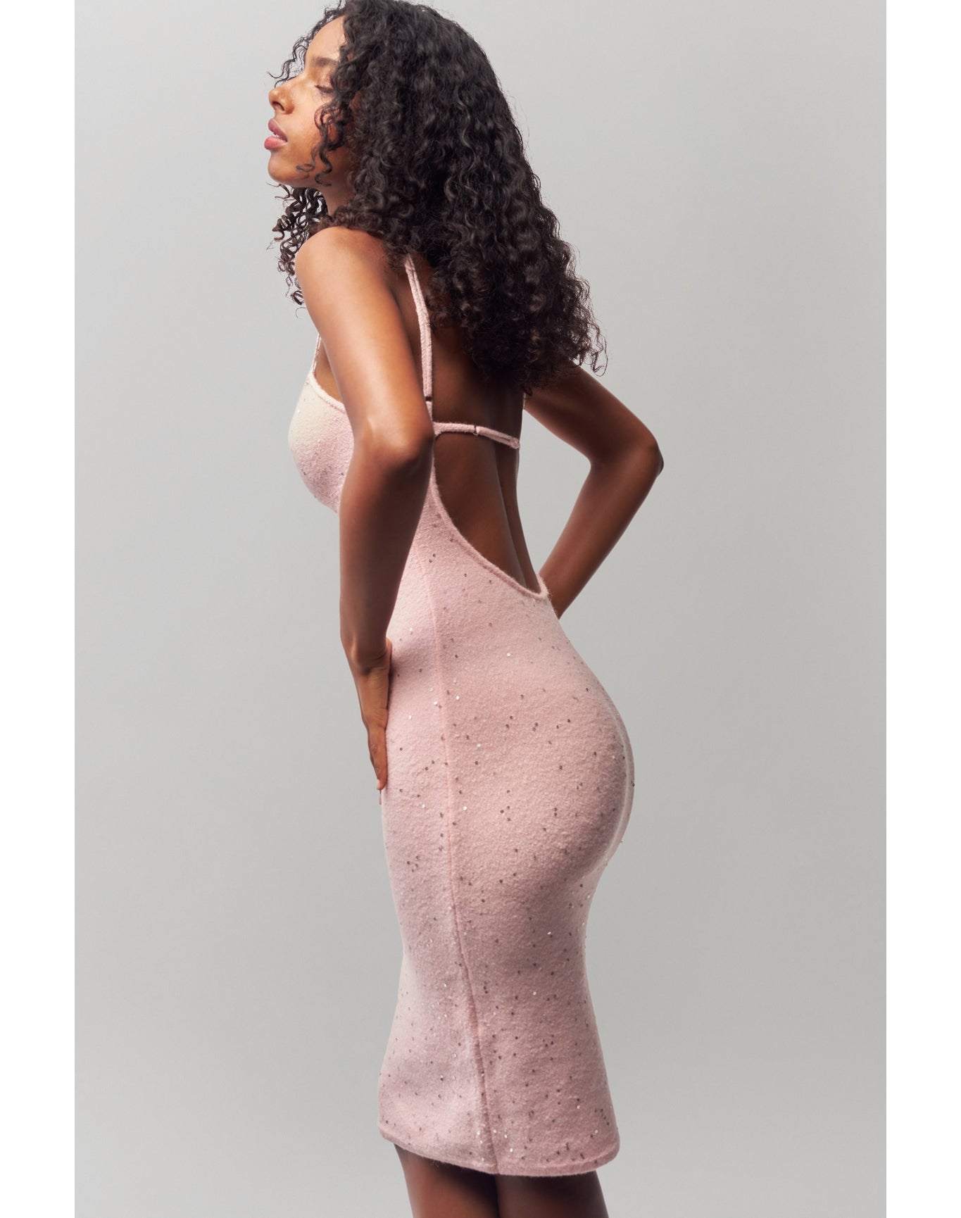 Amelia Sequin Knit Dress | Ballet Slipper