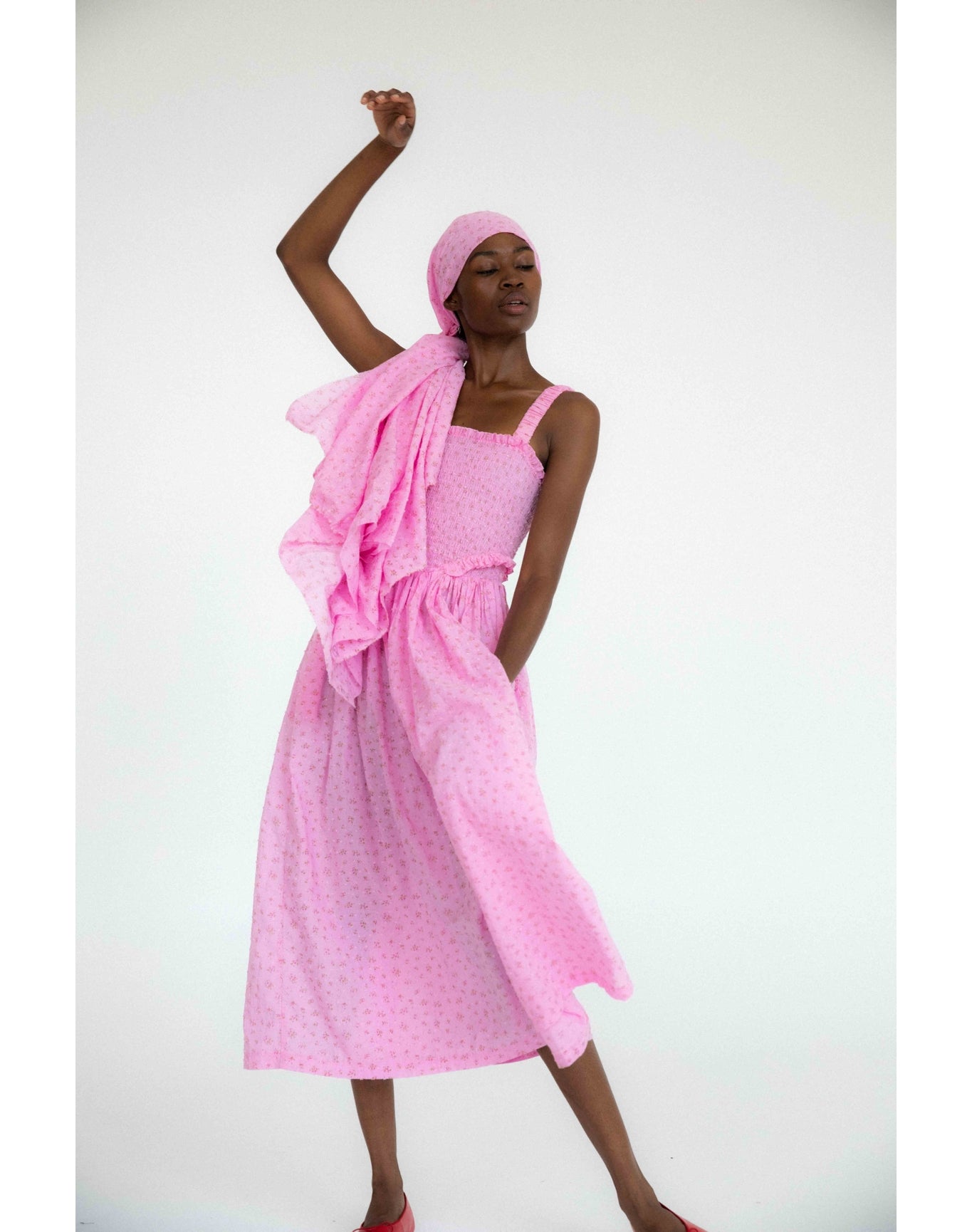 Amelie Dress | Pink Floral