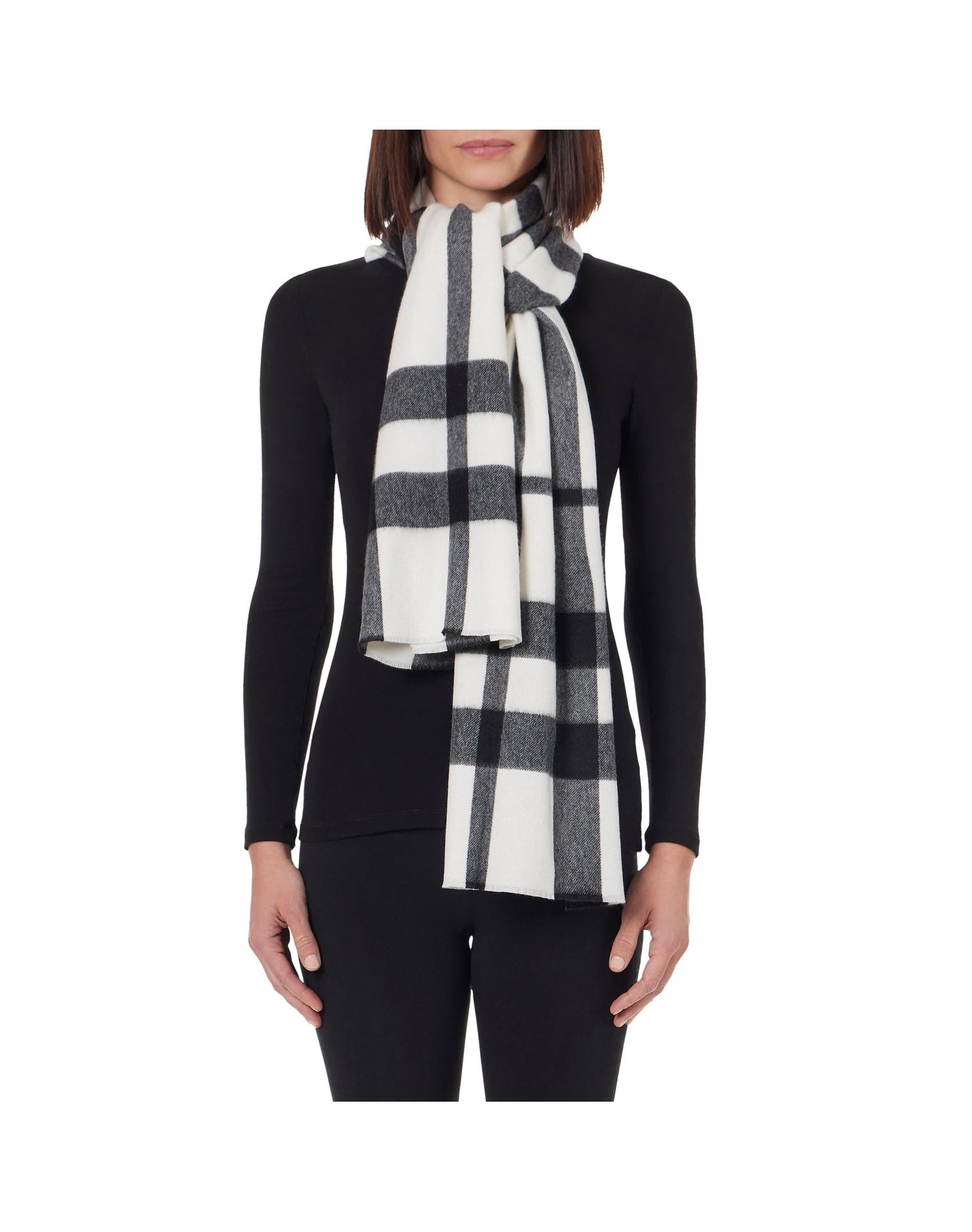 Amicale Cashmere | Women | Scarf | White V2