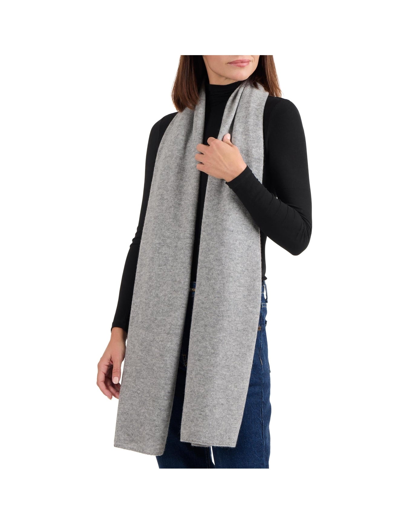 Amicale Cashmere | Women | Wrap | Grey V1