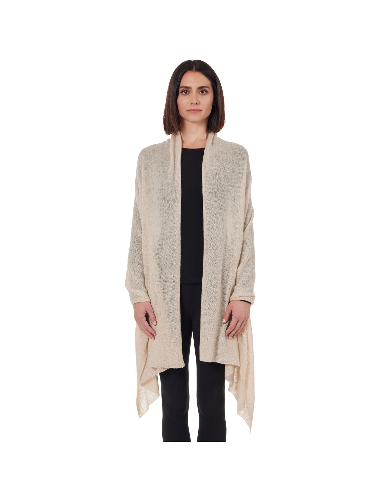 Amicale Cashmere | Women | Wrap | Oatmeal V1
