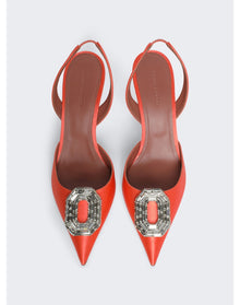Amina Muaddi | Women | Camelia Pump 90 | Peach