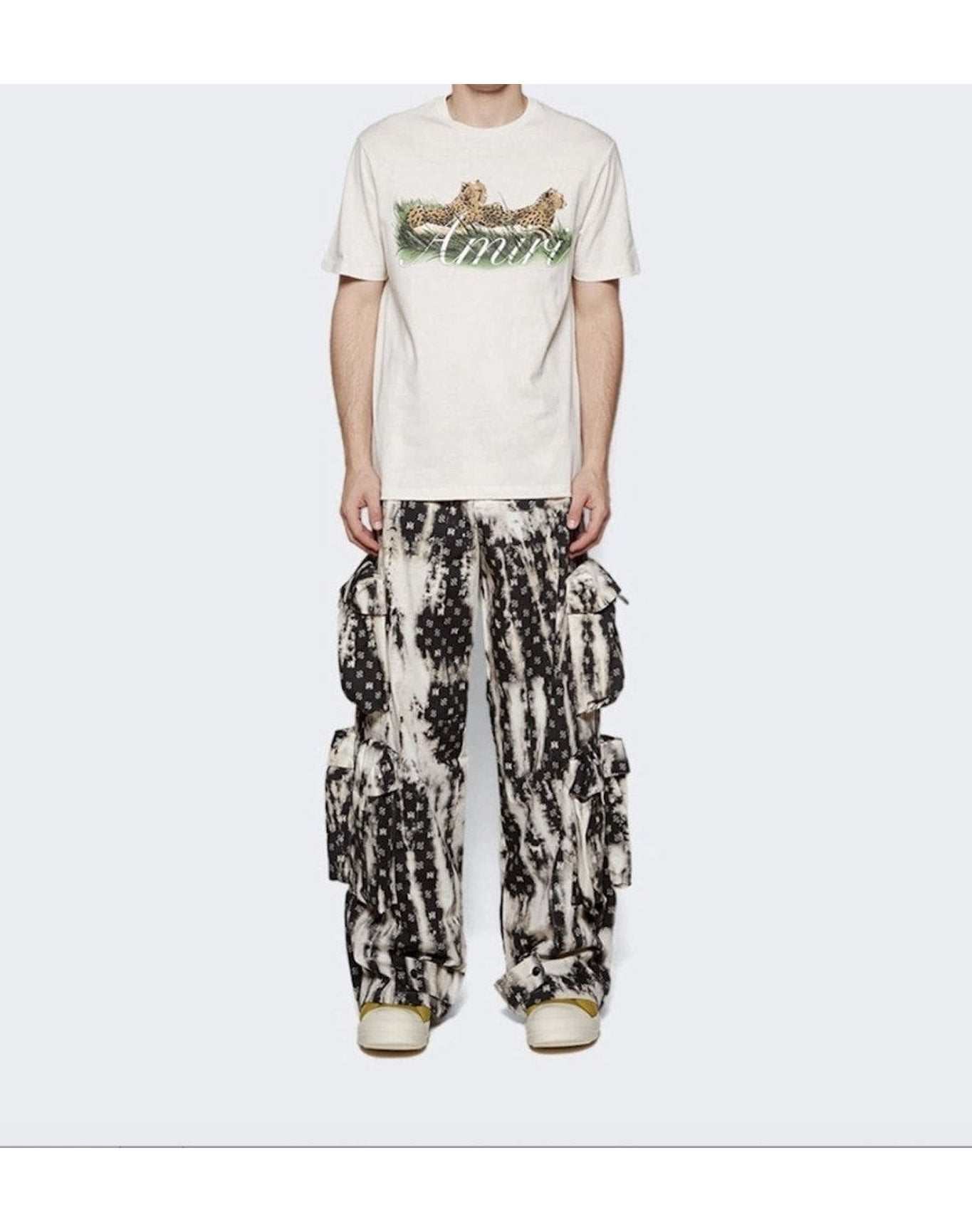 Amiri | Men | Bleached Ma Paisley Utility Pant | Multicolor
