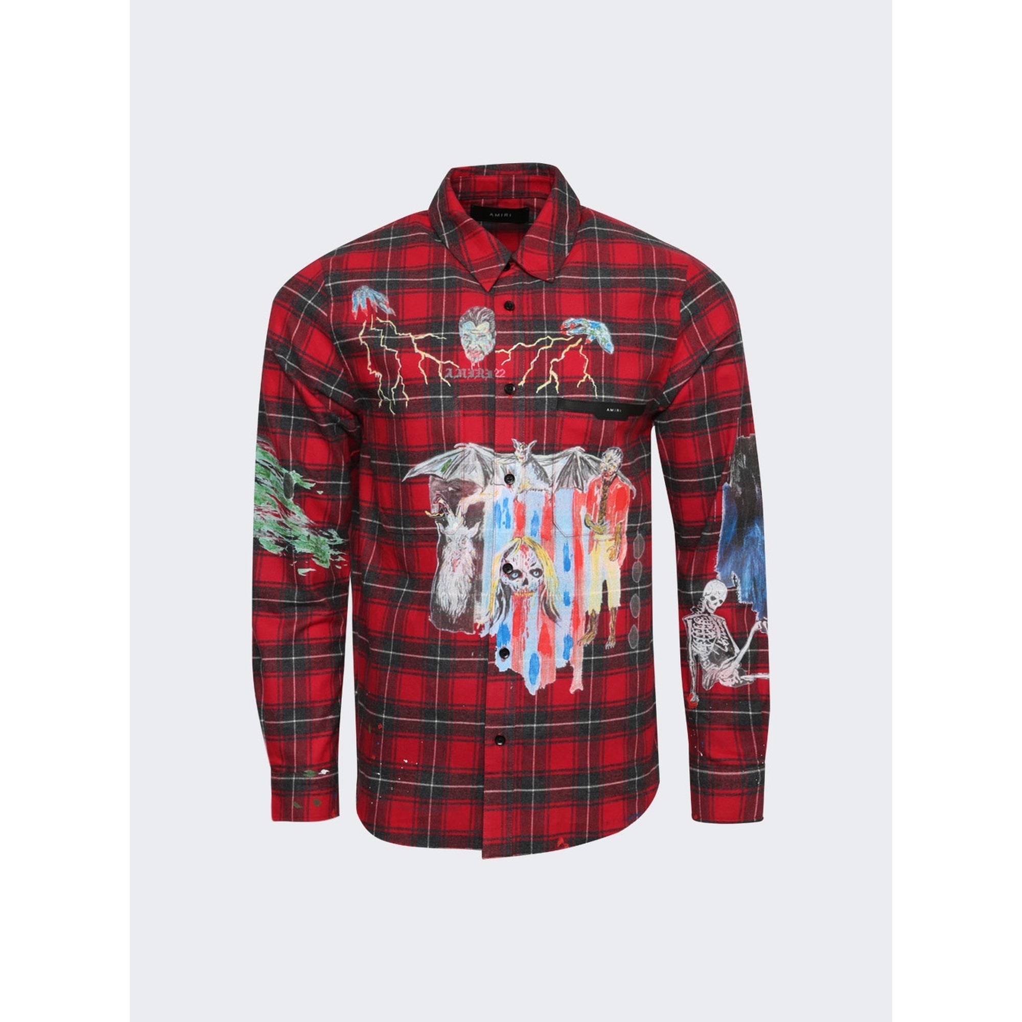 Amiri | X Wes Lang Blood '38 Shirt | Red