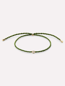 Ana Luisa Jewelry Bracelets Light Chains Diamond Bracelet Green Diamond Bracelet Medium Silver