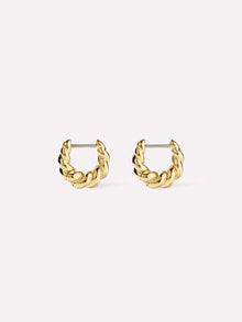 Ana Luisa Jewelry Earrings Huggie Twisted Hoop Earrings Paris Mini Gold