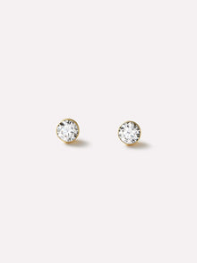 Ana Luisa Jewelry Earrings Stud Earrings Gold Stud Earrings Invisible Set Studs Medium Silver