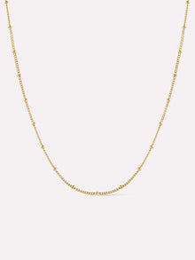 Ana Luisa Jewelry Necklaces Layered Necklaces Small Ball Chain Necklace Ana Gold