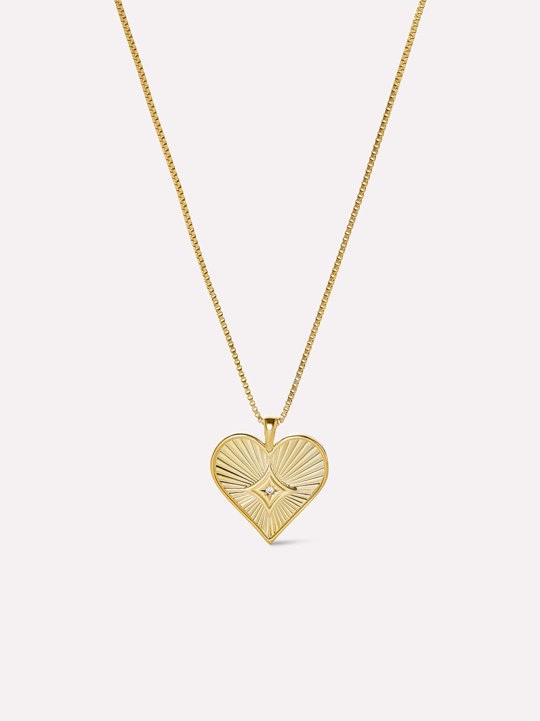 Ana Luisa Jewelry Necklaces Pendants Gold Heart Necklace Kalel Gold