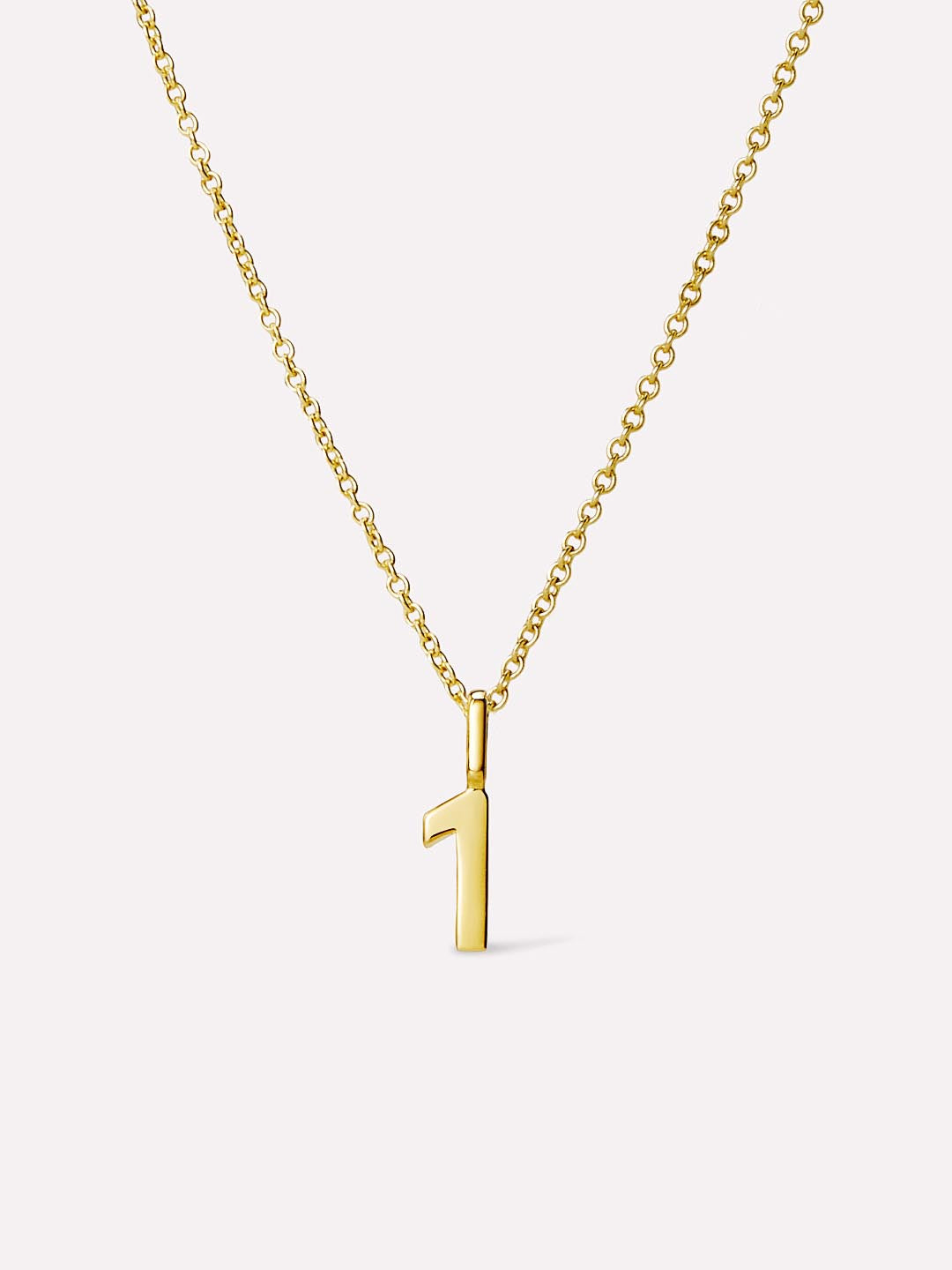 Number Necklace | Number Necklace | 14K Gold Plated