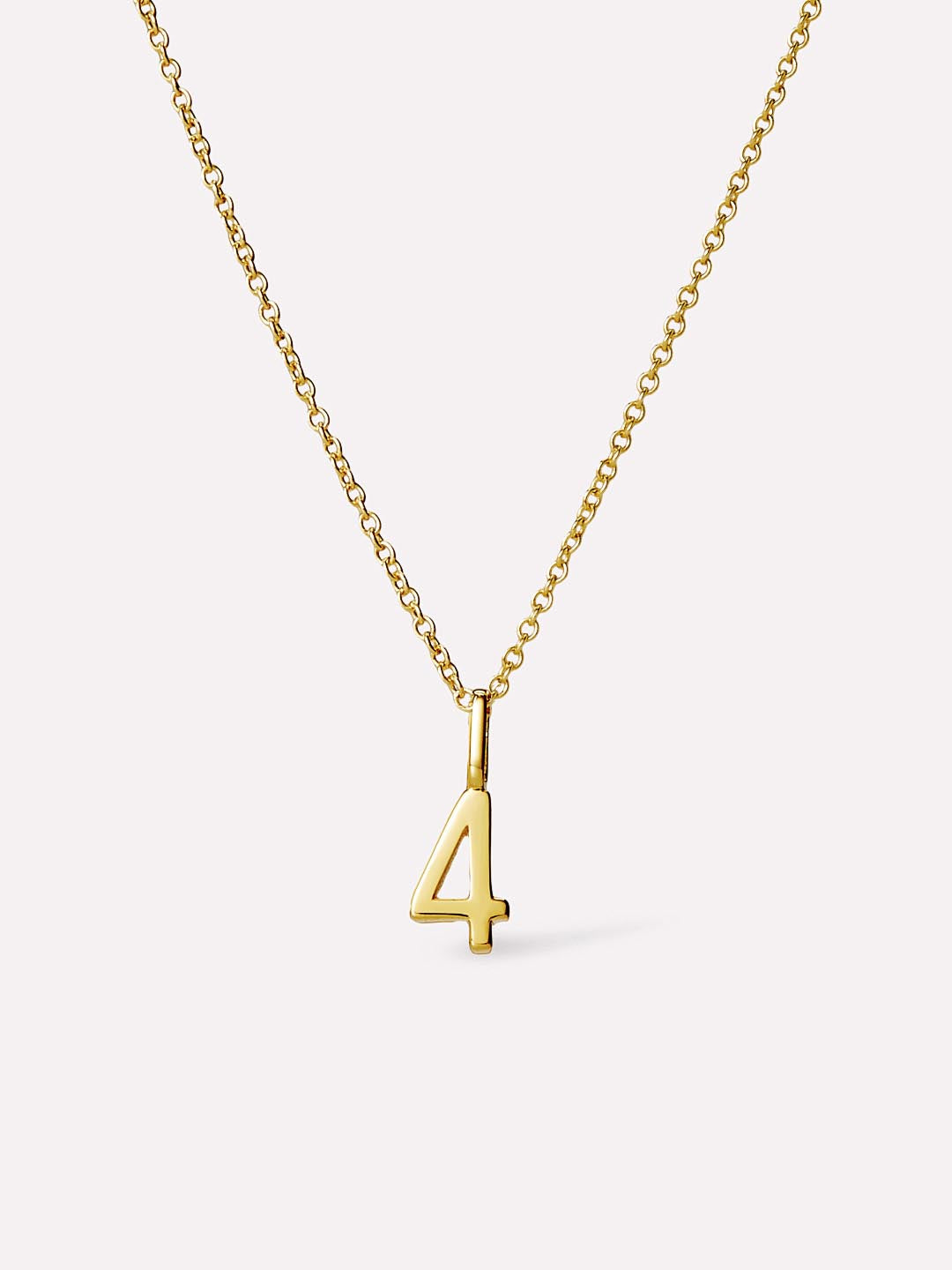 Number Necklace | Number Necklace | 14K Gold Plated