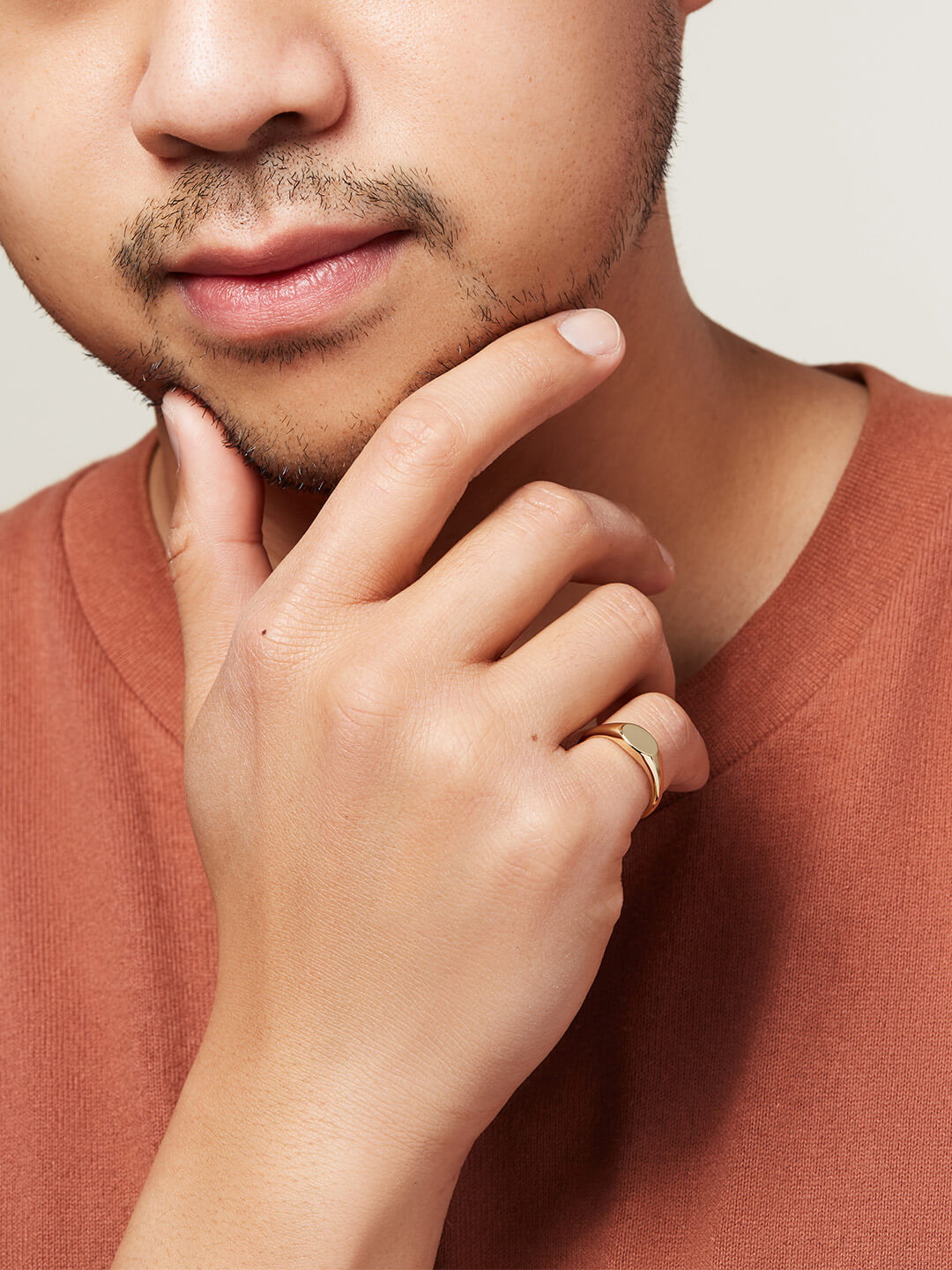 Signet Ring - Cody | 14K Gold on Brass