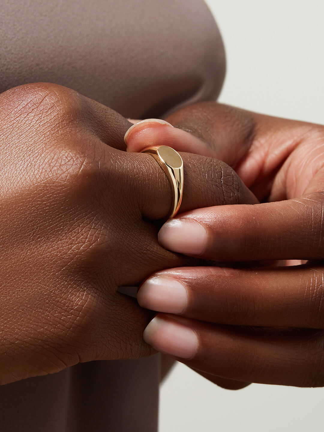 Signet Ring - Cody | 14K Gold on Brass