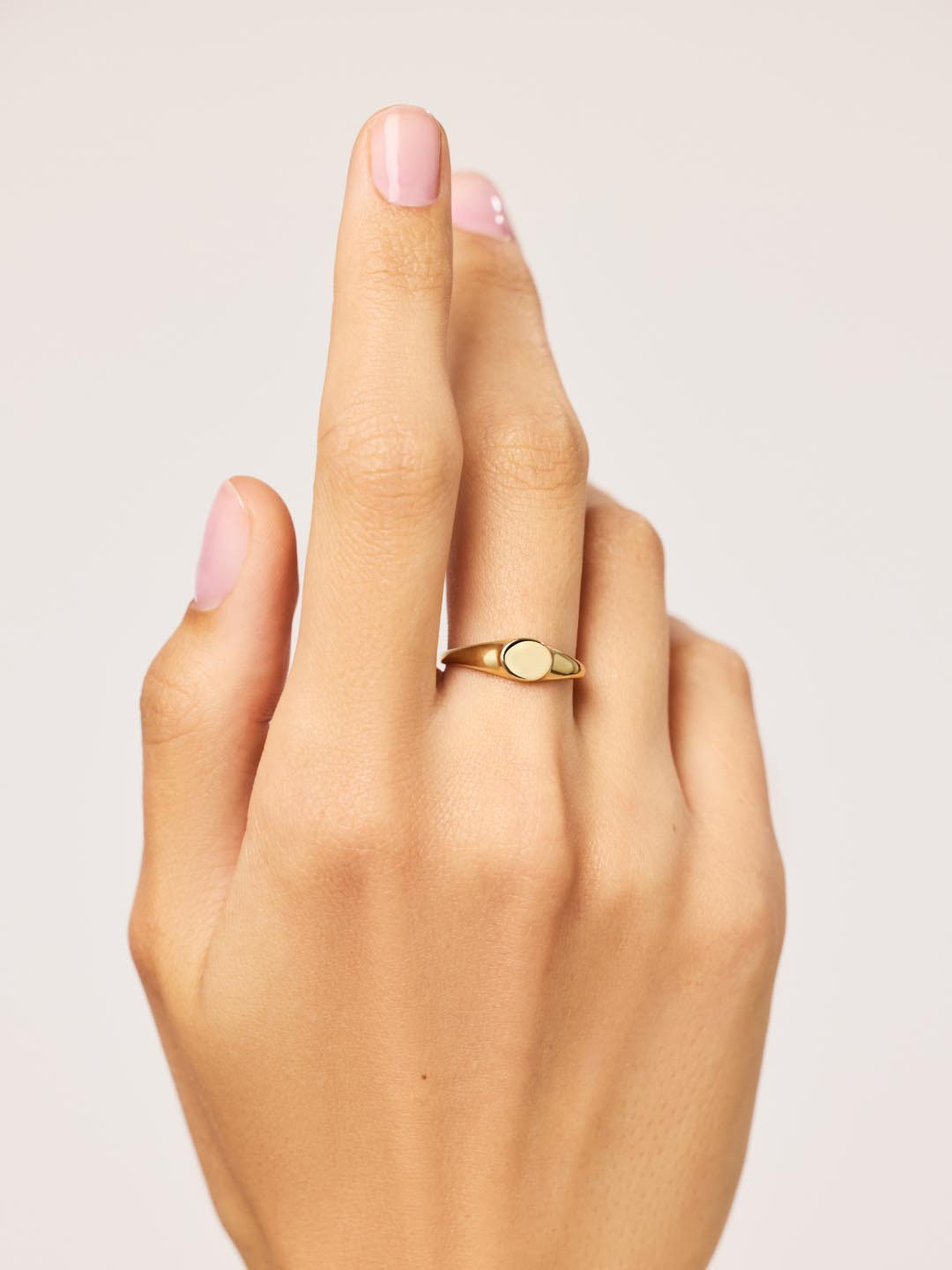 Signet Band Ring | 10K Solid Gold