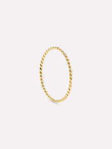 Twist Band Ring | 10K Solid Gold