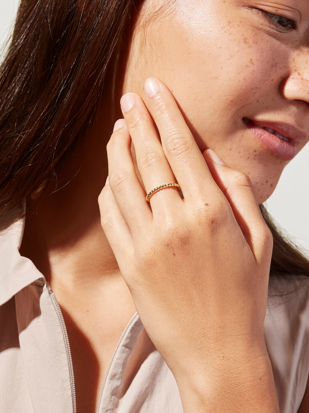 Twisted Adjustable Ring - Rope Mini | 14K Gold on Brass