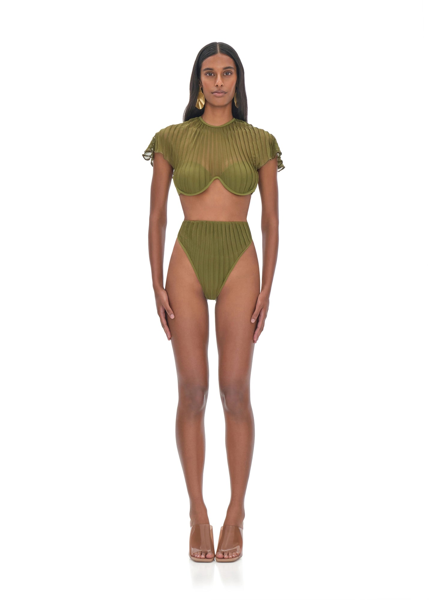 Gara Bikini Top | Green