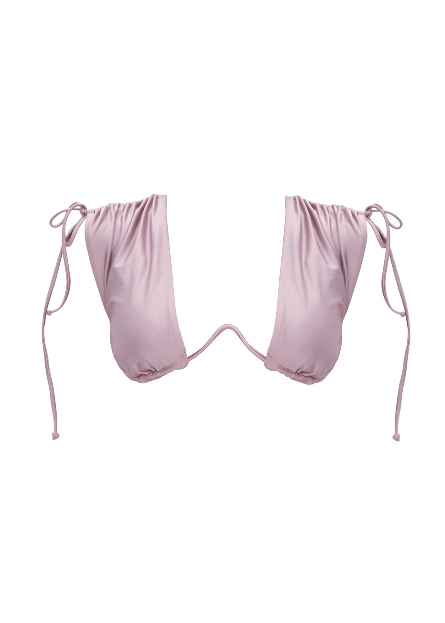 Menasa High Rise Bikini Top | Lilac