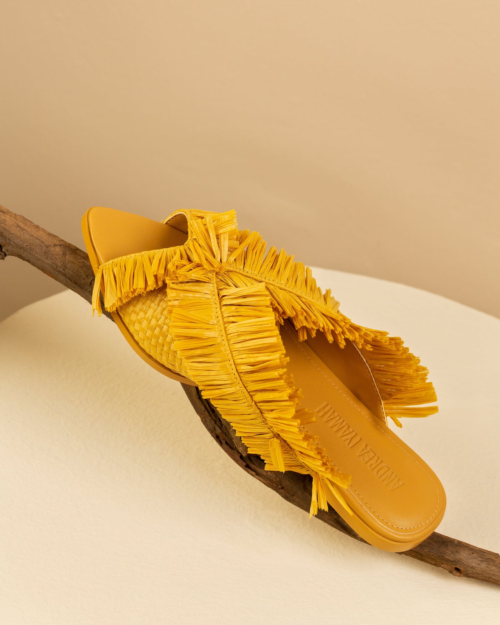 Pola Slippers | Mustard