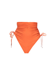 Menasa High Rise Bikini Top | Orange