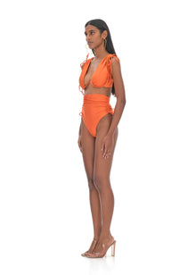 Menasa High Rise Bikini Bottom | Orange