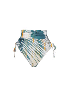 Menasa High Rise Bikini Bottom | Abstract Bark