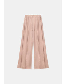Andros | Satin Wide Leg Pants | Pale Rose