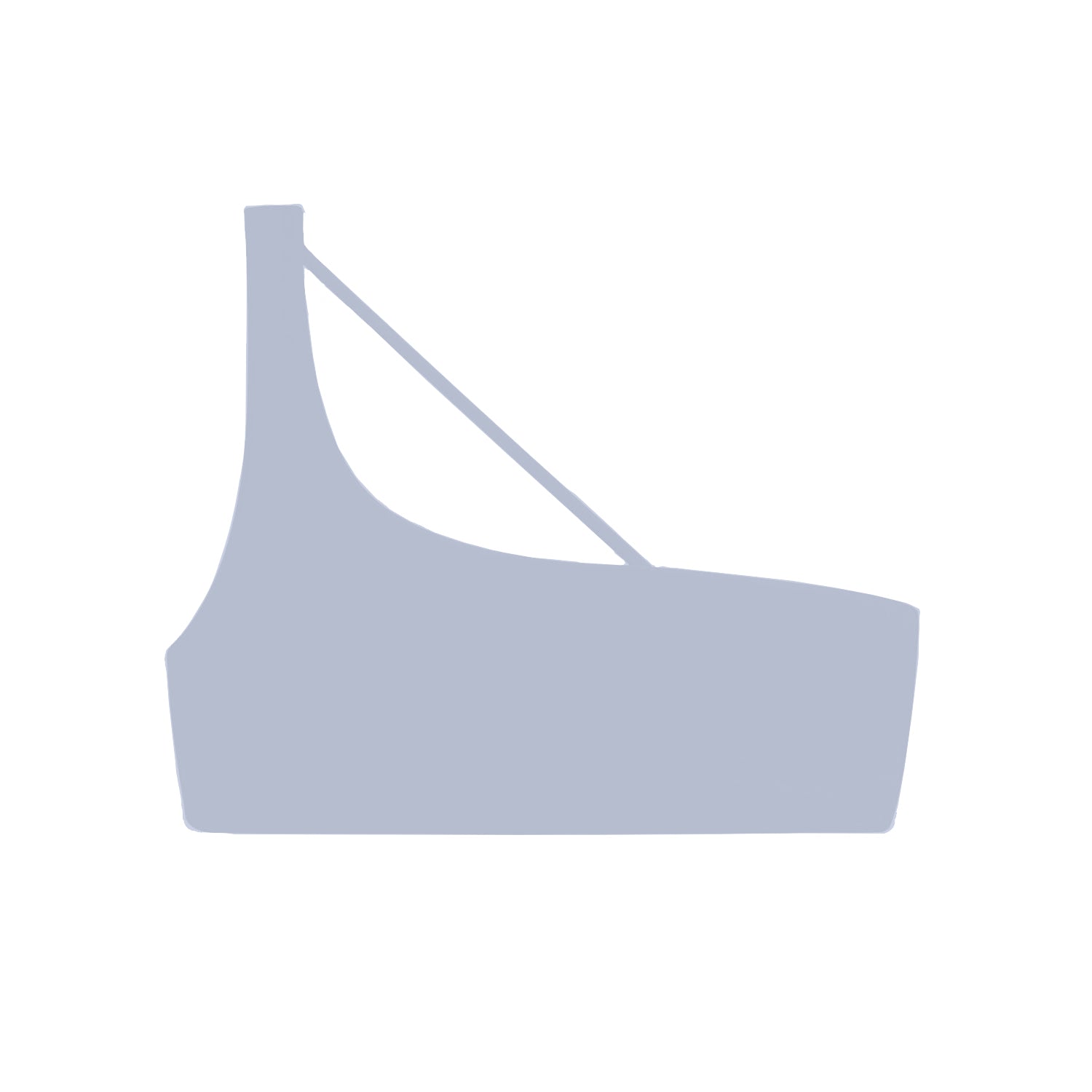 Apex One Shoulder Top | Periwinkle Sheen