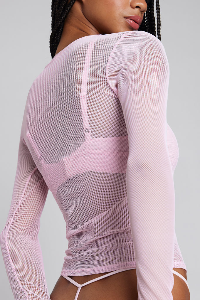 Fete Long Sleeve Top | Lilac