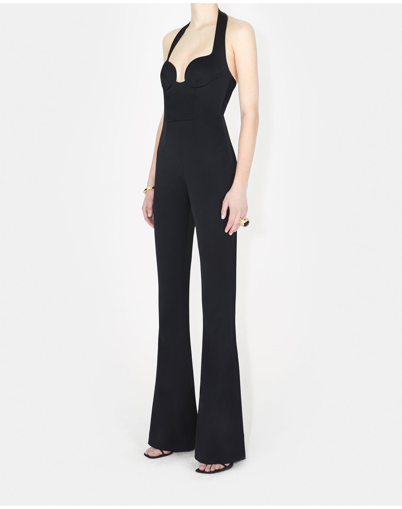 Arch Halter Jumpsuit | Black