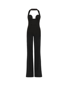 Arch Halter Jumpsuit | Black