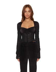 Archangel Swirl Top | Black