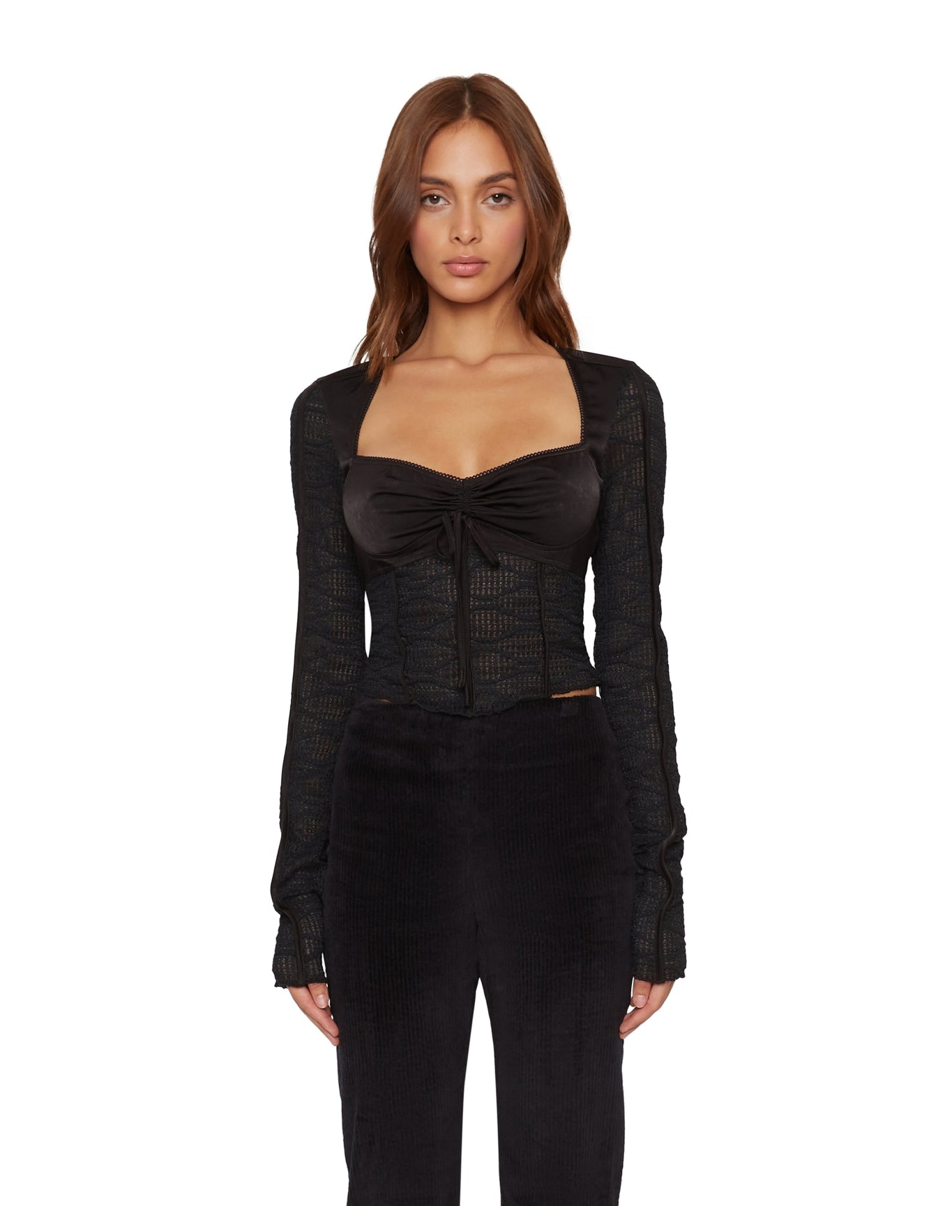 Archangel Swirl Top | Black