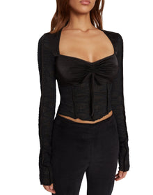 Archangel Swirl Top | Black